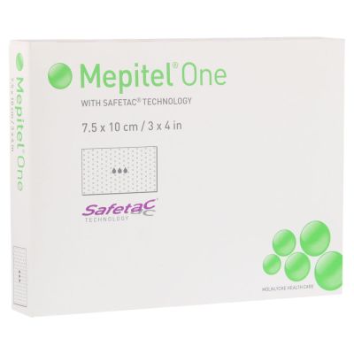 MEPITEL One Silikon Netzverband 7,5x10 cm