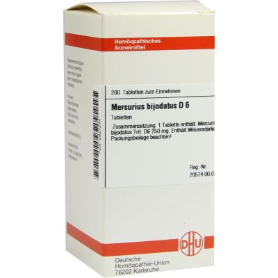 MERCURIUS BIJODATUS D 6 Tabletten