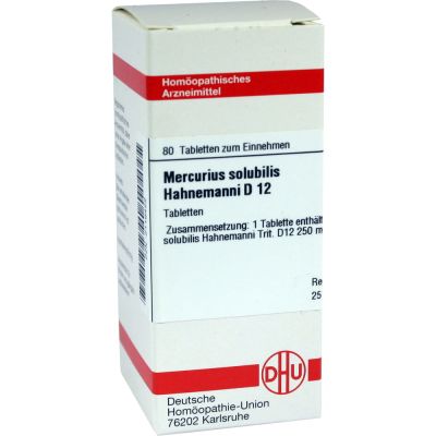 Mercurius solubilis Hahnemanni D12 Tabletten