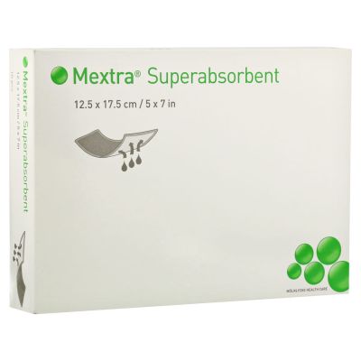 MEXTRA Superabsorbent Verband 12,5x17,5 cm