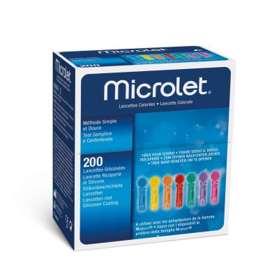 MICROLET Lanzetten farbig