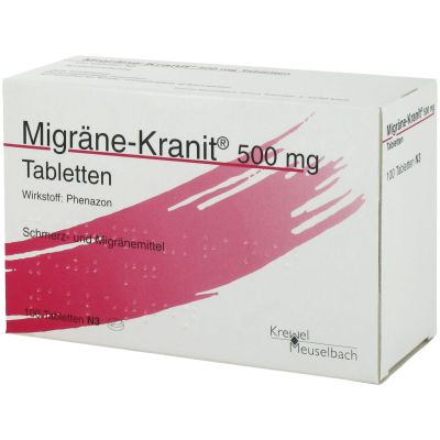 Migräne-Kranit 500mg Tabletten