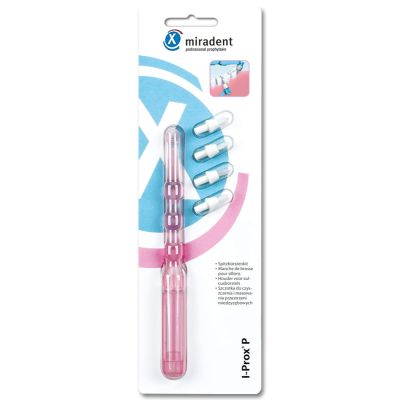 MIRADENT Spitzbürsten-Kit I-Prox P tra.pink 1H.4B.