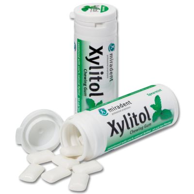 Miradent Xylitol Chewing Gum Spearmint