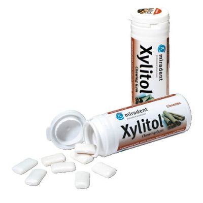 Miradent Xylitol Chewing Gum Zimt