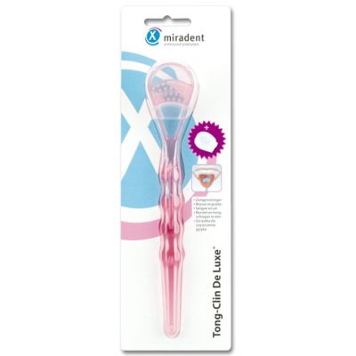 Tong-Clin De Luxe Zungenreiniger transparent pink