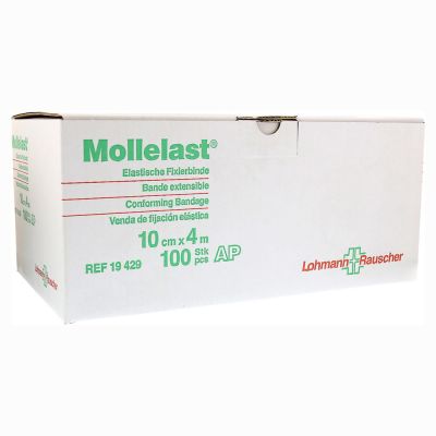 MOLLELAST Binden 10 cmx4 m weiss lose