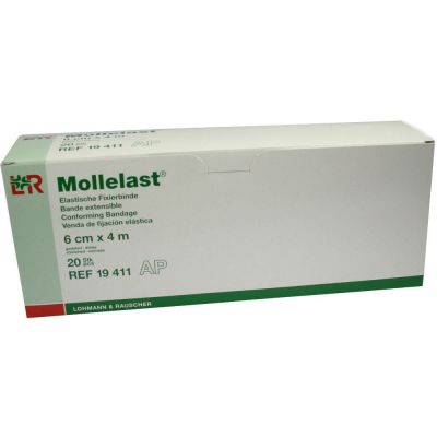 MOLLELAST 6CMx4m WEISS 19411