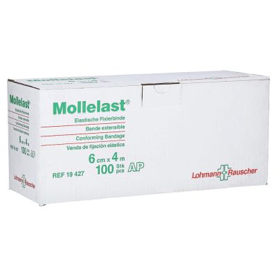 MOLLELAST Binden 6 cmx4 m weiss lose