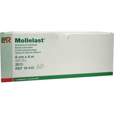 MOLLELAST 8CMx4m WEISS 19412