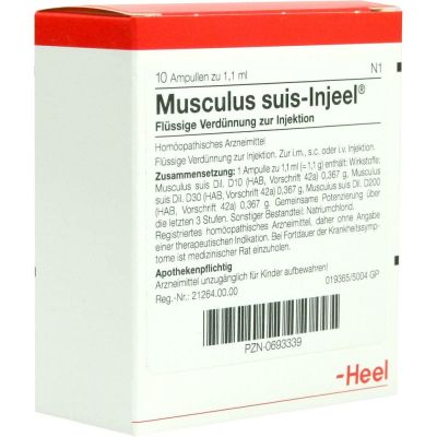 MUSCULUS SUIS Injeel Ampullen