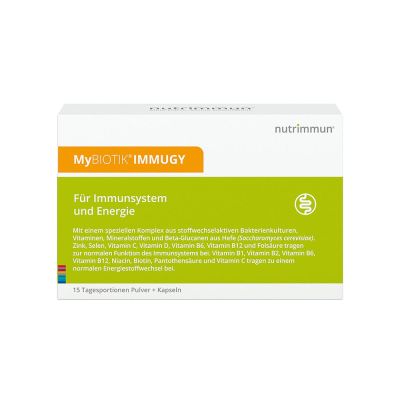 MYBIOTIK IMMUGY Kombipackung 15x2 g+30 Kapseln