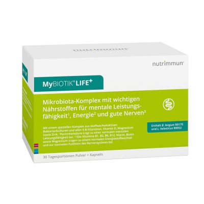 MYBIOTIK LIFE+ Kombipackung 30x1,5 g Plv.+60 Kaps.