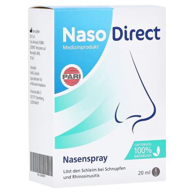 NASODIRECT Nasenspray mit Captomucil