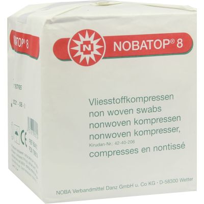 NOBATOP 8 Kompressen 10x10 cm unsteril