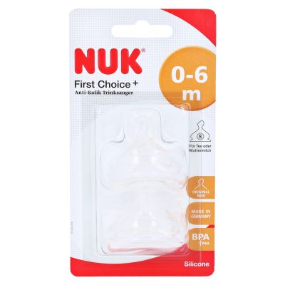 NUK First Choice+ Trinksauger Silikon Gr.1 S