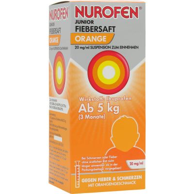 NUROFEN Junior Fiebersaft Orange 20 mg/ml