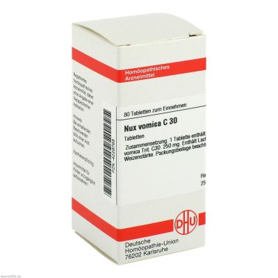 NUX VOMICA C 30 Tabletten