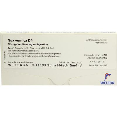 NUX VOMICA D 4 Ampullen