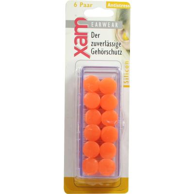 OHRSCHUTZ XAM med.Silikon orange