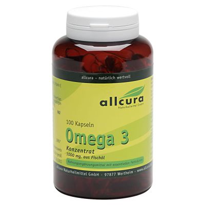 OMEGA-3 Konzentrat aus Fischöl 1000 mg Kapseln