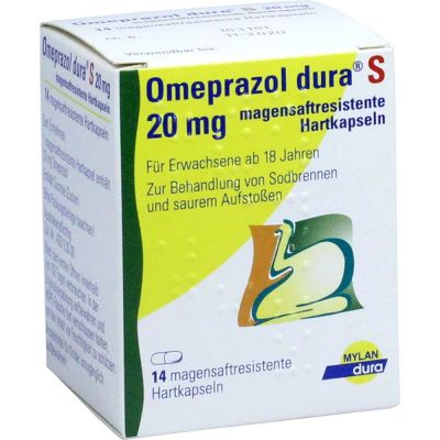 OMEPRAZOL dura S 20 mg magensaftresist.Hartkapseln