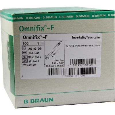 OMNIFIX F Duo Spr.1 ml 25 G 0,5x16 mm latexfrei