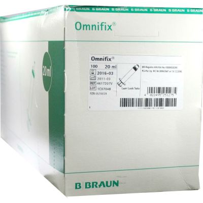 OMNIFIX Solo Spr.20 ml Luer Lock latexfrei