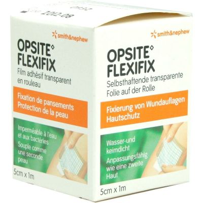 OPSITE Flexifix PU Folie 5 cmx1 m unsteril Rolle