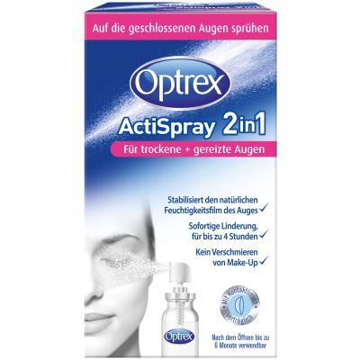 Optrex ActiSpray 2in1 für trockene+gereizte Augen