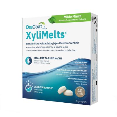 ORACOAT XyliMelts Hafttabletten milde Minze