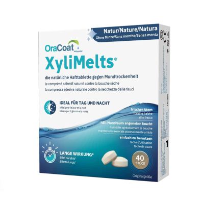 ORACOAT XyliMelts Hafttabletten ohne Minze