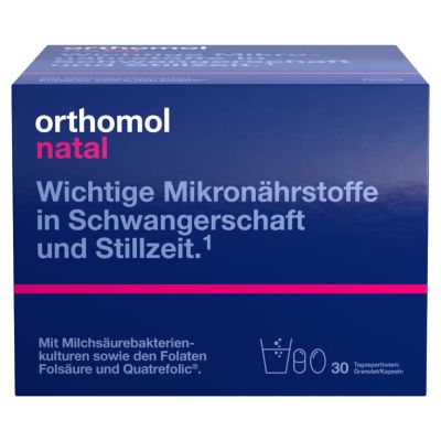 ORTHOMOL Natal 30 Beutel Granulat/Kapseln Kombipackung