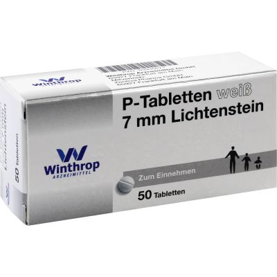 P-Tabletten weiß 7mm