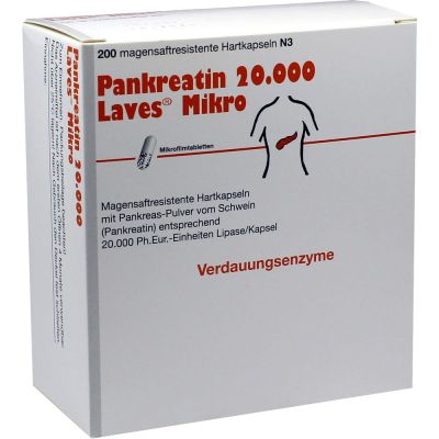 PANKREATIN 20000 LAVES MIKRO