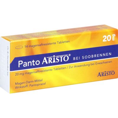 PANTO Aristo bei Sodbrennen 20 mg magensaftr.Tabl.