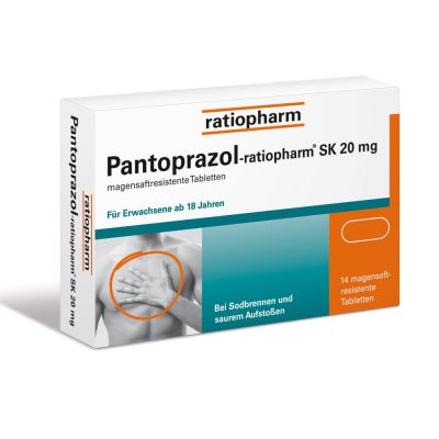 Pantoprazol-ratiopharm SK 20mg magensaftresistente Tabletten