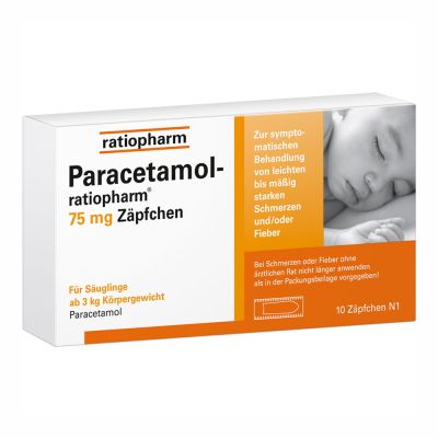 Paracetamol-ratiopharm 75 mg Zäpfchen