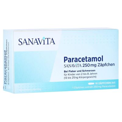 PARACETAMOL SANAViTA 250 mg Zäpfchen