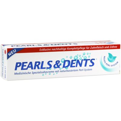 PEARLS & DENTS Spezialzahncreme mit naturbasi. Perlsystem