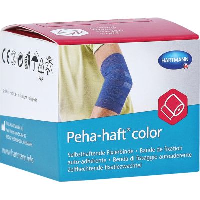 PEHA-HAFT Color Fixierbinde 4 cmx4 m blau