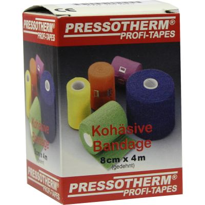 Pressotherm Kohäsive Bandage 8cmx4m blau