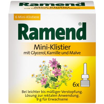 Ramend Mini-Klistier bei Verstopfung