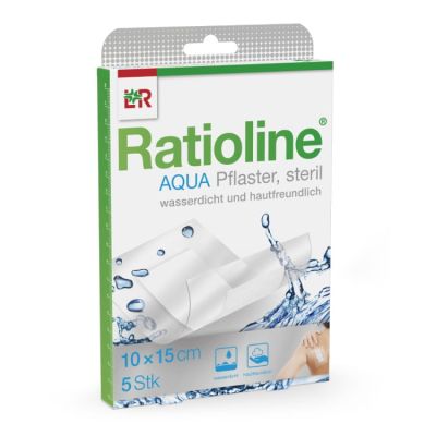 RATIOLINE aqua Duschpflaster Plus 10x15 cm steril