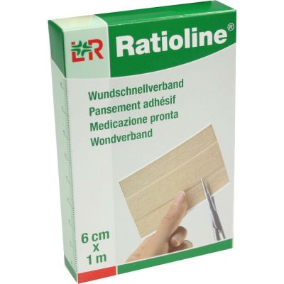 RATIOLINE elastic Wundschnellverband 6 cmx1 m