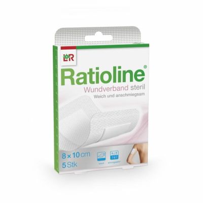 RATIOLINE Wundverband 10x8 cm steril