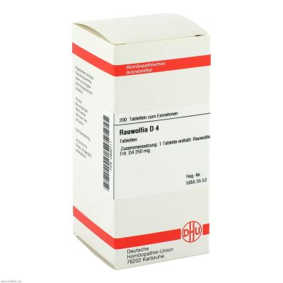 RAUWOLFIA D 4 Tabletten