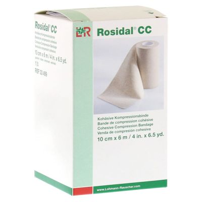 ROSIDAL CC kohäsive Kompressionsbinde 10 cmx6 m