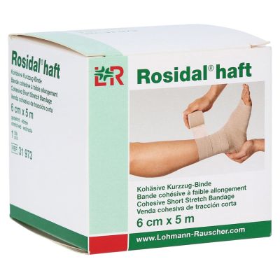 ROSIDAL haft Kompressionsbinde 6 cmx5 m