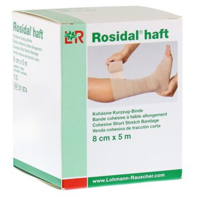 ROSIDAL haft Kompressionsbinde 8 cmx5 m